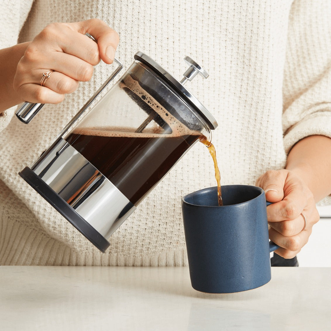 Yama Glass 6-Cup French Press
